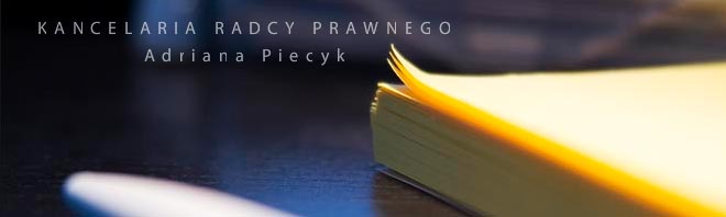 Kancelaria Radcy Prawnego - Adriana Piecyk